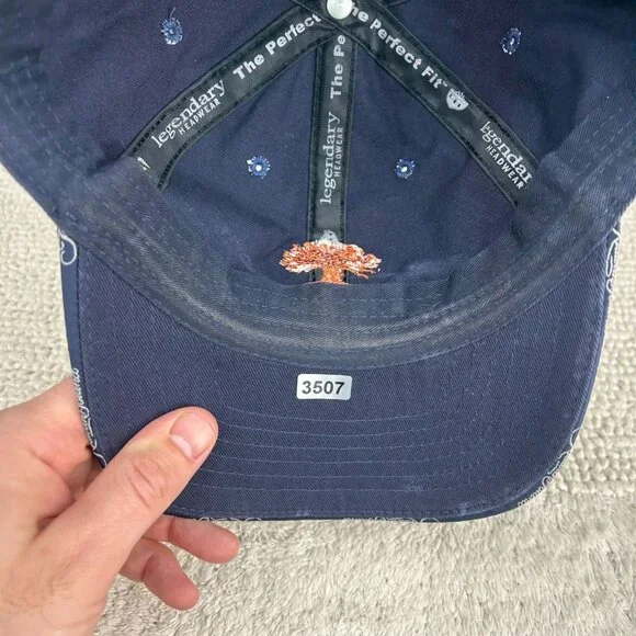 Vintage Kiawah Island Strap Back Hat OSFA Dad Cap South Carolina Distressed y2k - Picture 12 of 12